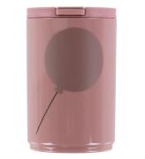 Design Letters Mugg m. Sugrör - Travel - 330 ml - Rosa