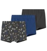 Name It Boxershorts - 3-pack - Noos - NmmTights - Forged Iron/Sp