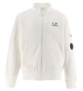 C.P. Company Cardigan - Gasväv White m. Svart