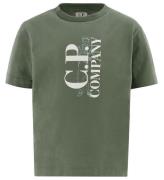 C.P. Company T-shirt - Militär Green/Vit