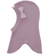 Racing Kids Balaclava - Enkel - Elderberry m. Rosett