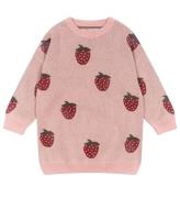 Konges Sløjd Klänning - Stickad - Lapis Lurex - Strawberry