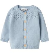 Name It Cardigan - Stickad - NbfBimolly - Dämpad Blue