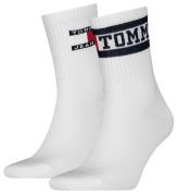 Tommy Hilfiger Strumpor - 2-pack - Vit/Marinblå