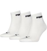 Puma Ankelstrumpor - 3-pack - Kvartal - Vit