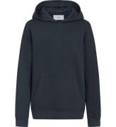 Grunt Hoodie - GrMarlo - MarinblÃ¥ m. Tryck