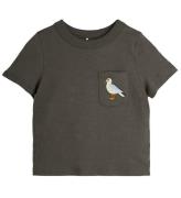 Mini Rodini T-shirt - MÃ¥s - MÃ¶rkgrÃ¶n