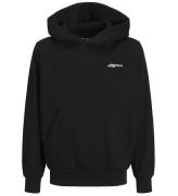 Jack & Jones Hoodie - JorIslington - Svart. Tryck