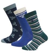 Hummel Strumpor - 3-pack - hmlAlfie - Deep Teal