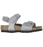 Birkenstock Sandaler - Rio AS Kids - Mousserande Silver