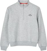 Mads NÃ¸rgaard Sweatshirt - Crewie Half Zip - GrÃ¥melerad