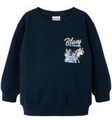 Name It Sweatshirt - NmmFrits Bluey - Dark Sapphire