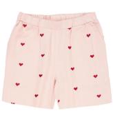 Copenhagen Colors Shorts - Twill Heart - Dusty Rose m. Berry Hea