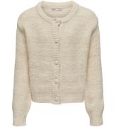 Kids Only Cardigan - Stickad - KogKlarisa - Birch/Melange