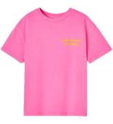 American Vintage T-shirt - FizValley - Fluorescerande Rosa