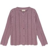 Minymo Sticka Cardigan - Elderberry