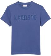 Lacoste T-shirt - Blue Purple m. Logo