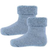 Minymo Strumpor - 2-pack - Terry - Vinter Sky