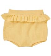 FUB Bloomers - Stickad - Ruffle Shorts - Vanilla