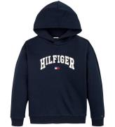 Tommy Hilfiger Hoodie - Varsity - Dark Natt Marinblå