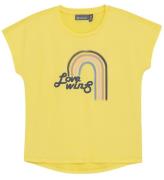 Color Kids T-shirt - Banana Cream m. Tryck