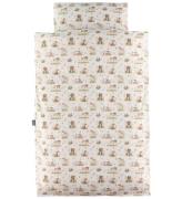 Nørgaard Madsens Sängkläder - Baby - Beige m. Bambi/björn/räv