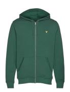 Zip Through Hoodie Green Lyle & Scott