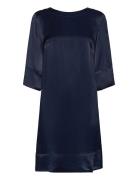 Aurore Dress Navy Morris Lady