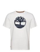 Kennebec River Tree Logo Short Sleeve Tee White White Timberland