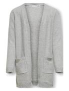 Koglesly L/S Open Cardigan Knt Grey Kids Only