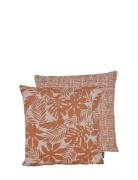 Leaf 45X45 Cm 2-Pack Orange Compliments