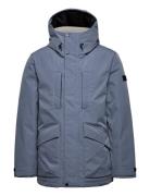 Recycled: Jacket With Down Filling Blue Esprit Casual