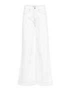 Kersee Hw Flare Jeans Ecru White Tomorrow