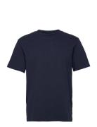 Slhrelaxcolman200 Ss O-Neck Tee S Navy Selected Homme