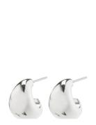 Alexane Recycled Chunky Mini Hoop Earrings Silver-Plated Silver Pilgri...