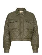Water-Repellant Cropped Quilted Jacket Green Polo Ralph Lauren