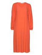 Long Dress In Acetate Orange Coster Copenhagen