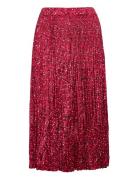 Pleated Printed Maxi Skirt In Recycled Polyester Patterned Scotch & So...
