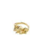 Willpower Recycled Sculptural Ring Gold-Plated Gold Pilgrim
