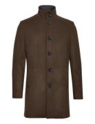 Bs Ontario Slim Fit Coat Brown Bruun & Stengade