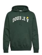 Ian Arch Hoodie Green Double A By Wood Wood