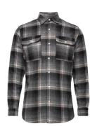 Slhregscot Check Shirt Ls W Grey Selected Homme