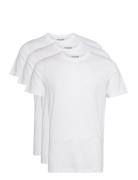 Slhaxel Ss O-Neck Tee 3 Pack Noos White Selected Homme