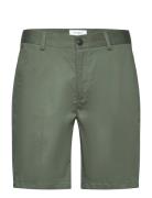 Como Reg Cotton-Linen Shorts Green Les Deux