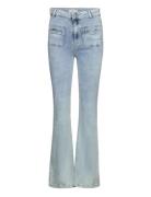 Adelic Bleached Denim Pants Blue Dante6