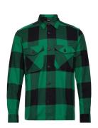 Onsmilo Ls Check Overshirt Green ONLY & SONS