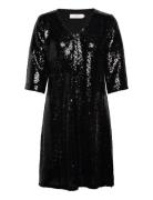 Crcupid Sequin Dress - Kim Fit Black Cream