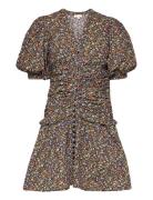Poplin Rouching Dress Patterned By Ti Mo