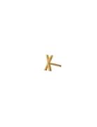 Earring Studs Archetypes, Gold, A-Z Gold Design Letters