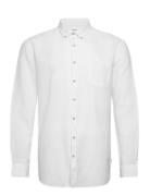 Cotton/Linen Shirt L/S White Lindbergh